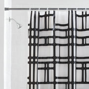 Elements Geometric PEVA Shower Curtain